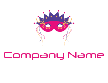 artistic crown logo template