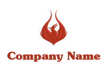 red dragon logo generator