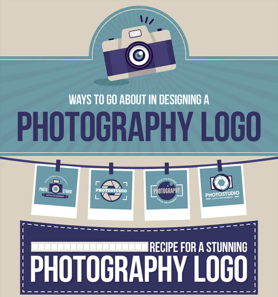 designing a photography logo infographic