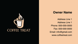 cafe restaurant business card