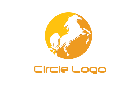 horse in a circle logo
