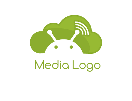 android in cloud information technology logo
