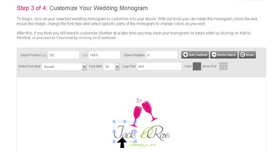 Create A Modern Wedding Monogram