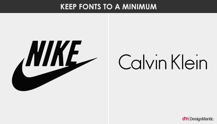 Nike and Calvin klein logo