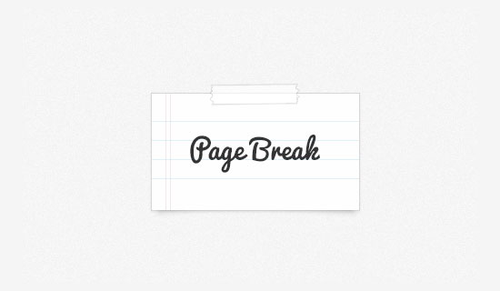 Using CSS3 Page Break To Organise Print Pages