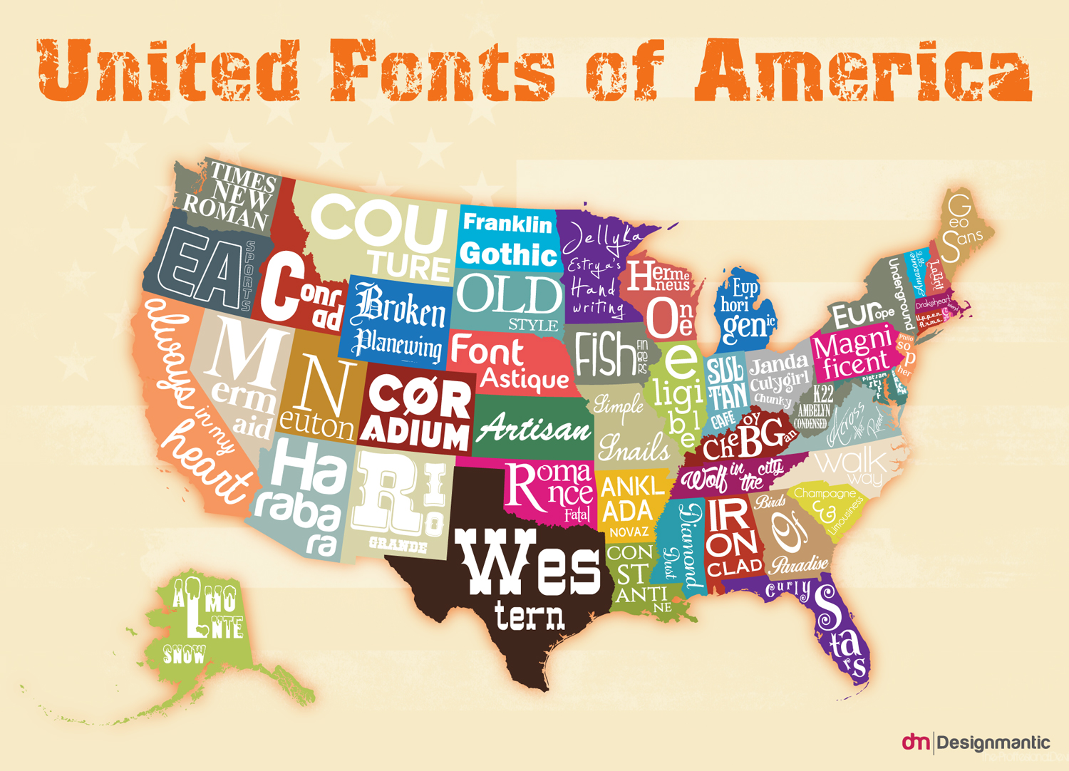 [INFOGRAPHIC]: The United Fonts of America
