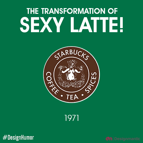The Transformation of Starbuck's Logo!