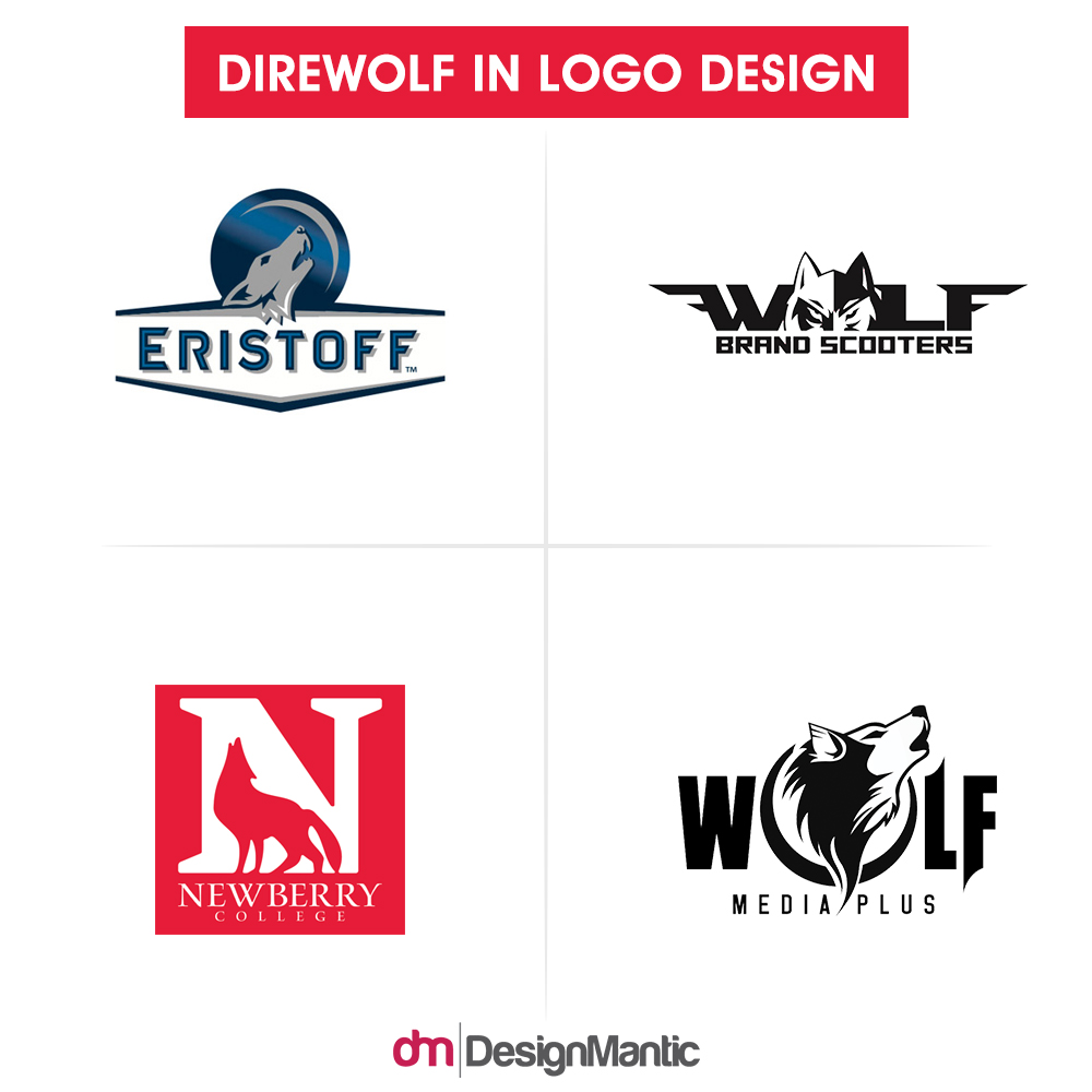 Direwolf in logo design