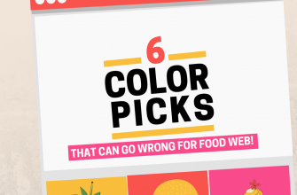 6 color mistakes on food web