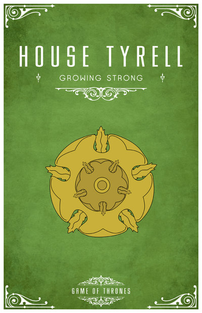 School team house logos Game of Thrones Style