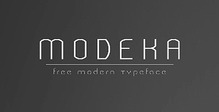 modeka font