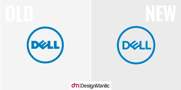 dell old and new logo
