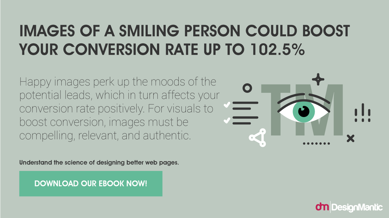 Use Happy images to boost conversion