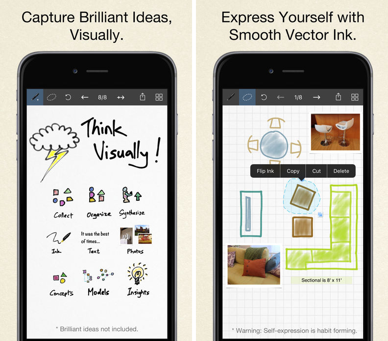 Inkflow Visual Notebook app