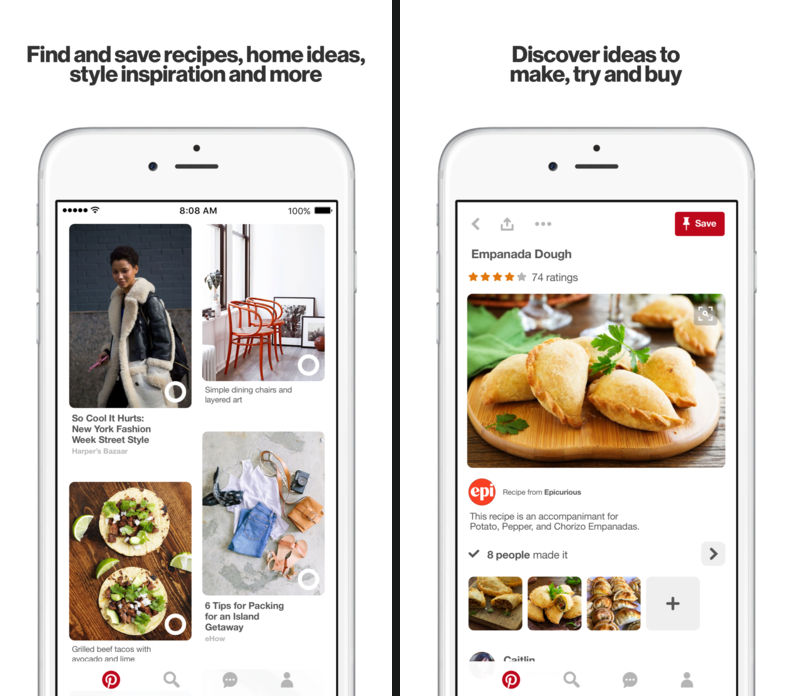 Pinterest app