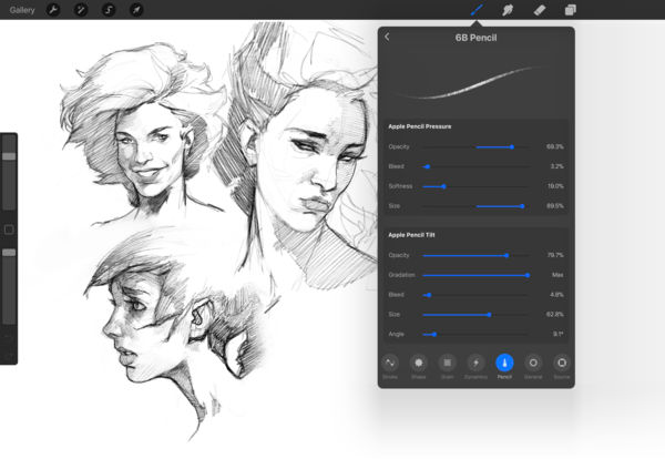 Procreate app