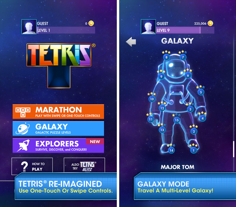 Tetris app