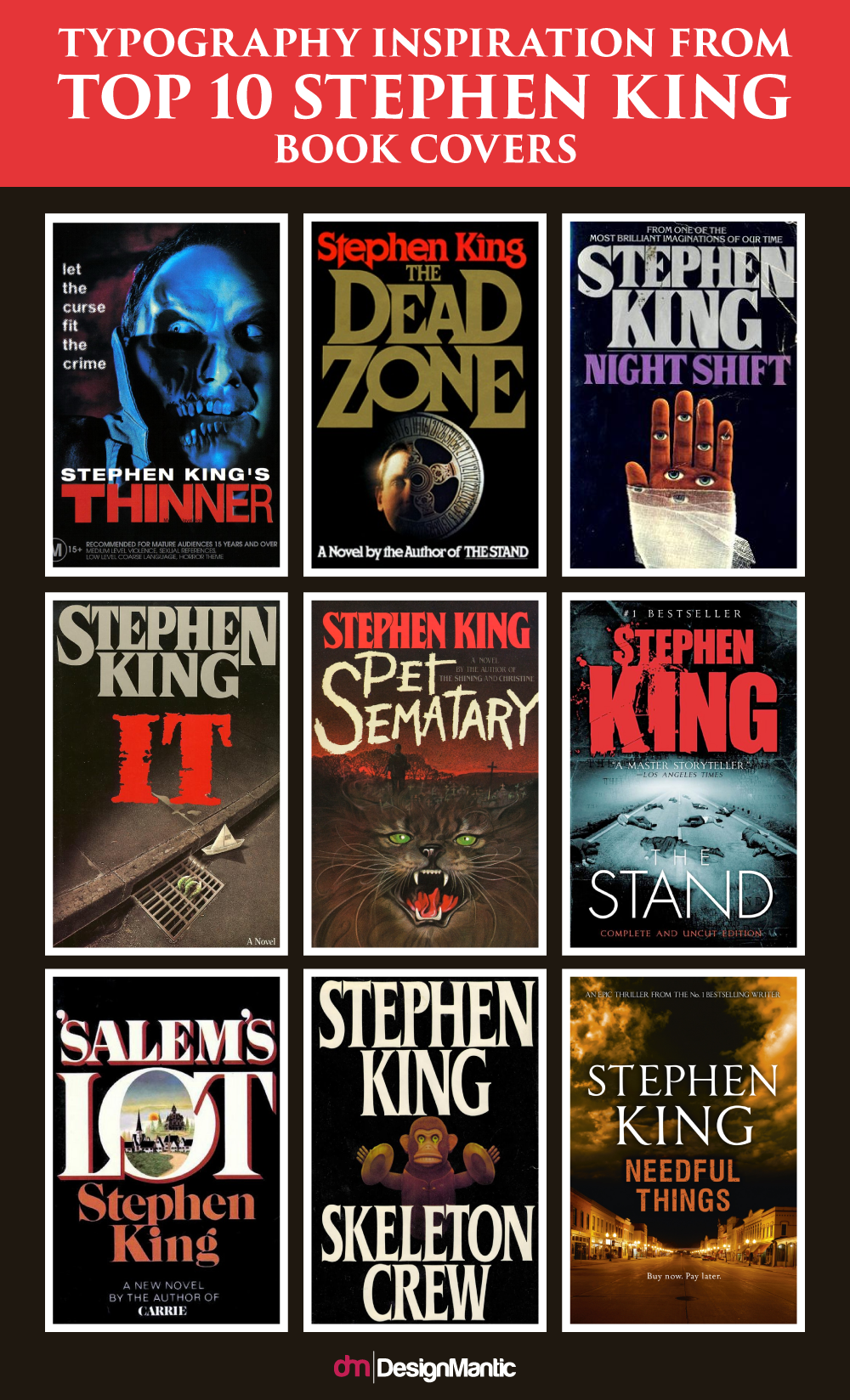 Stephen King Book Covers