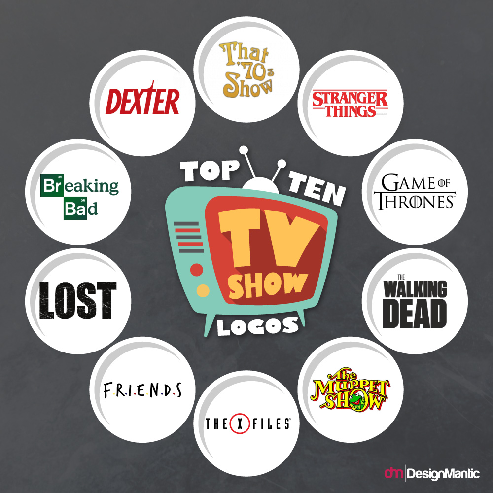 10 Iconic TV Show Logos DesignMantic The Design Shop