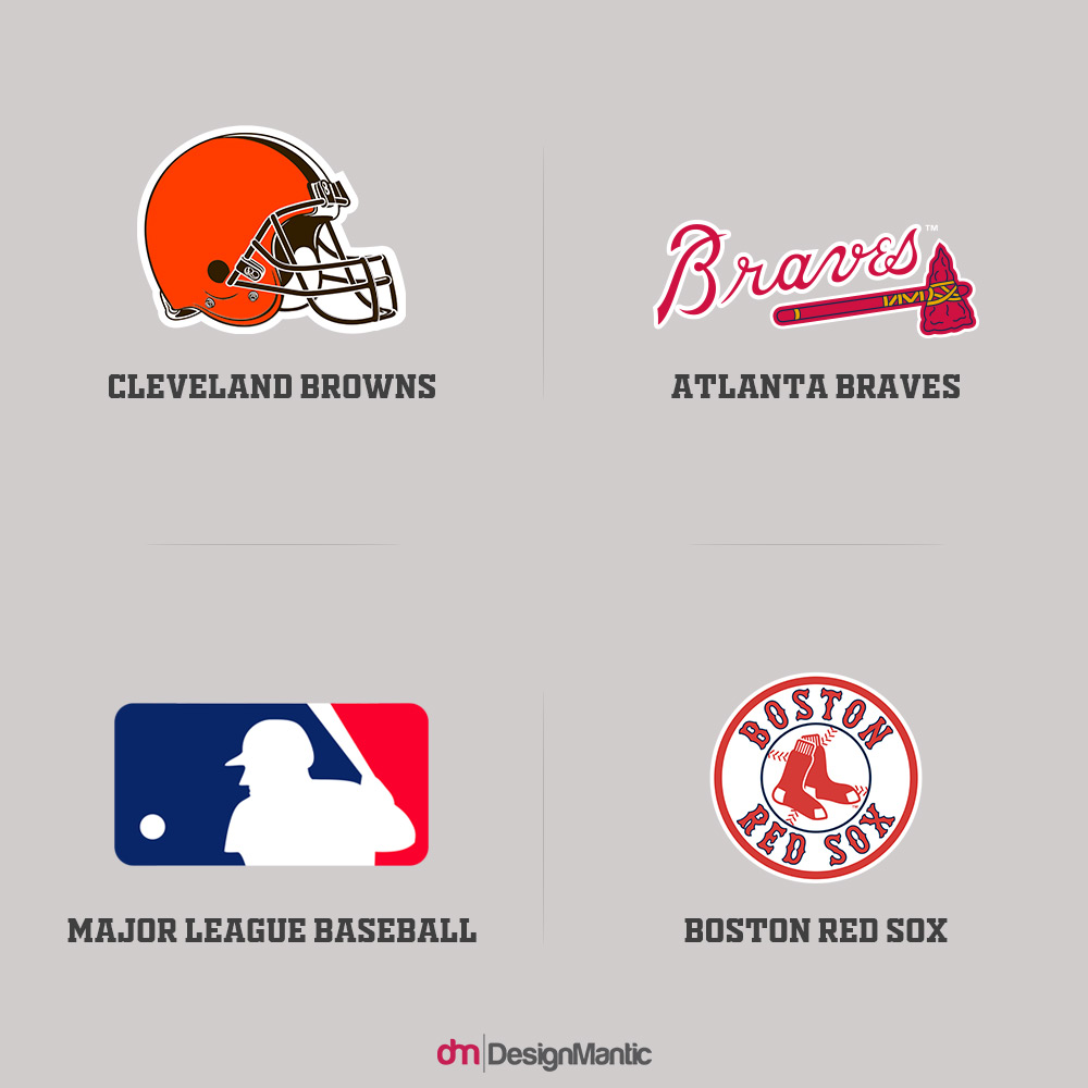 The Design Elements Of Sports Logos Designmantic The Design Shop