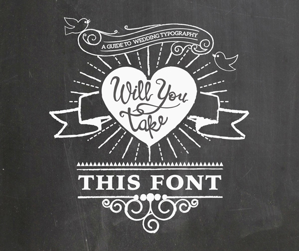 Wedding Typography