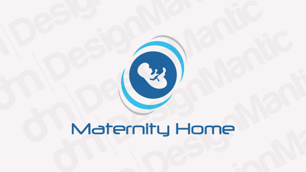 Maternity Logo with a fetus