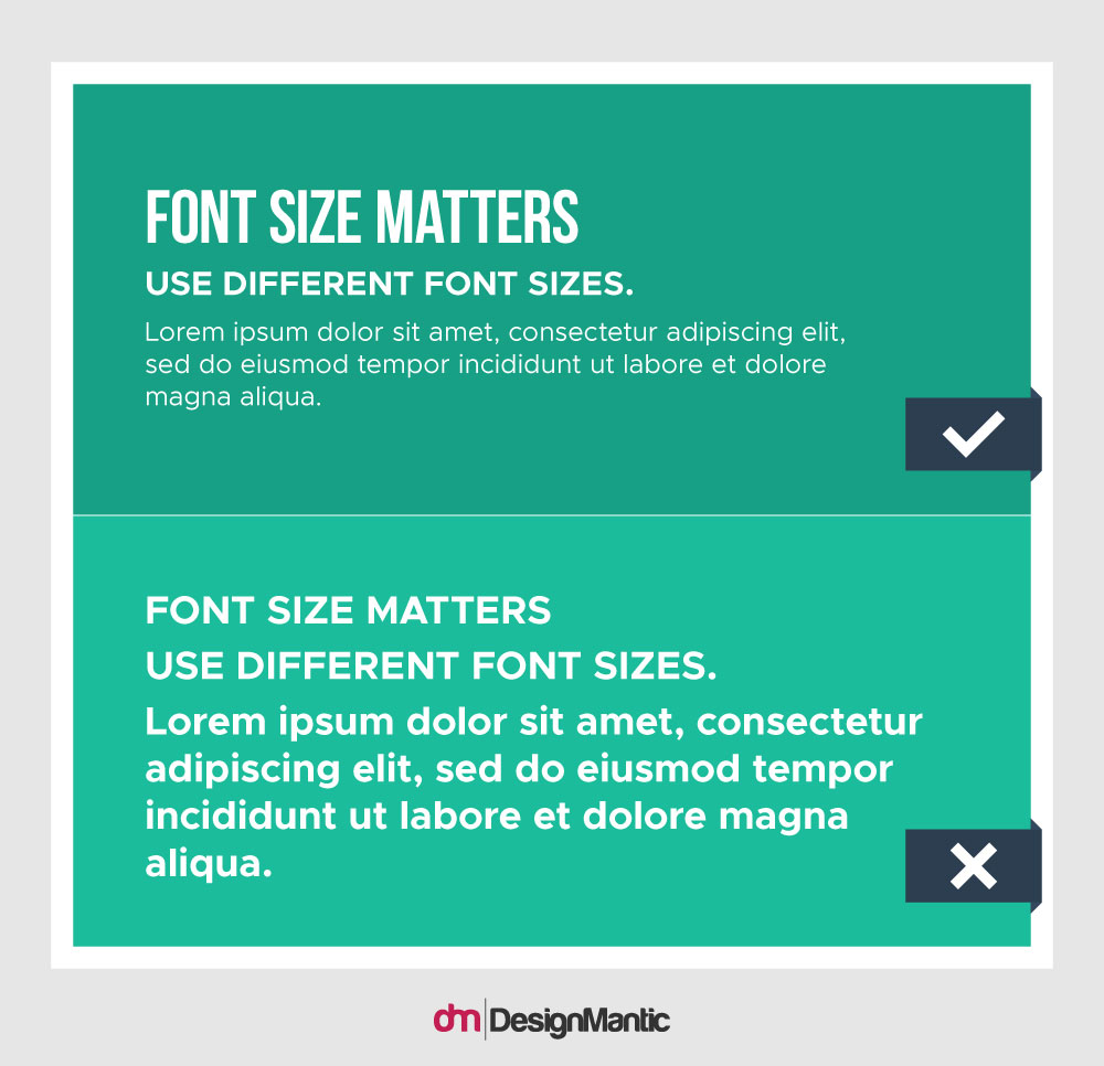 Font Size Matters