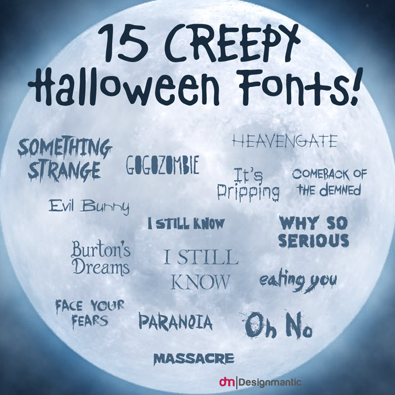 Throw In A Creepy Font