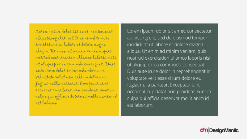 Use a legible typeface and embed it in your file