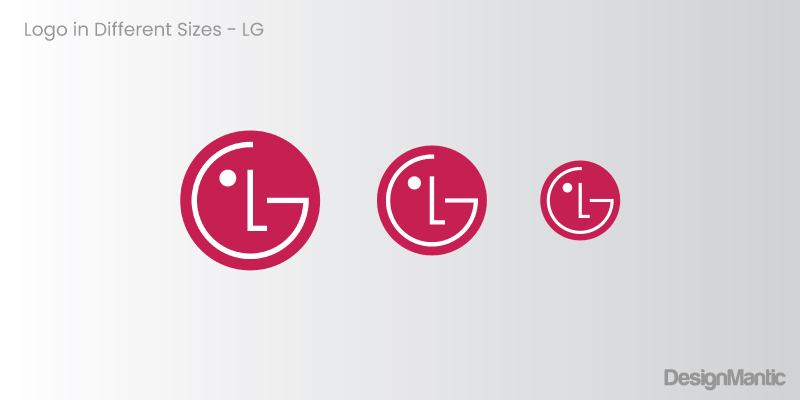 Logo in Different Sizes - LG