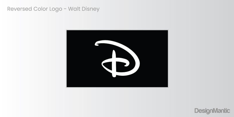 Reversed Color Logo - Walt Disney