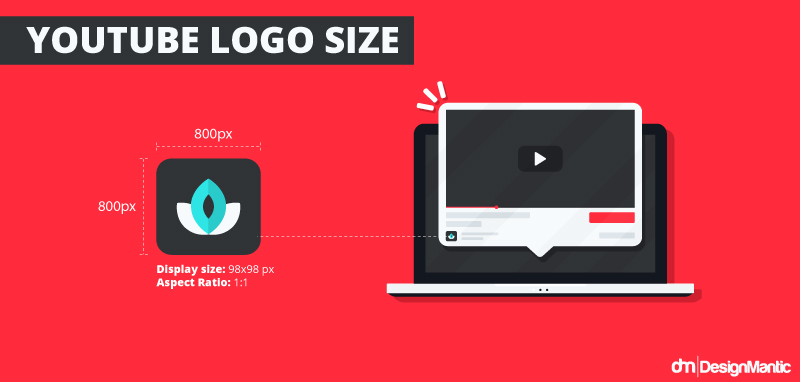 YouTube Logo Size