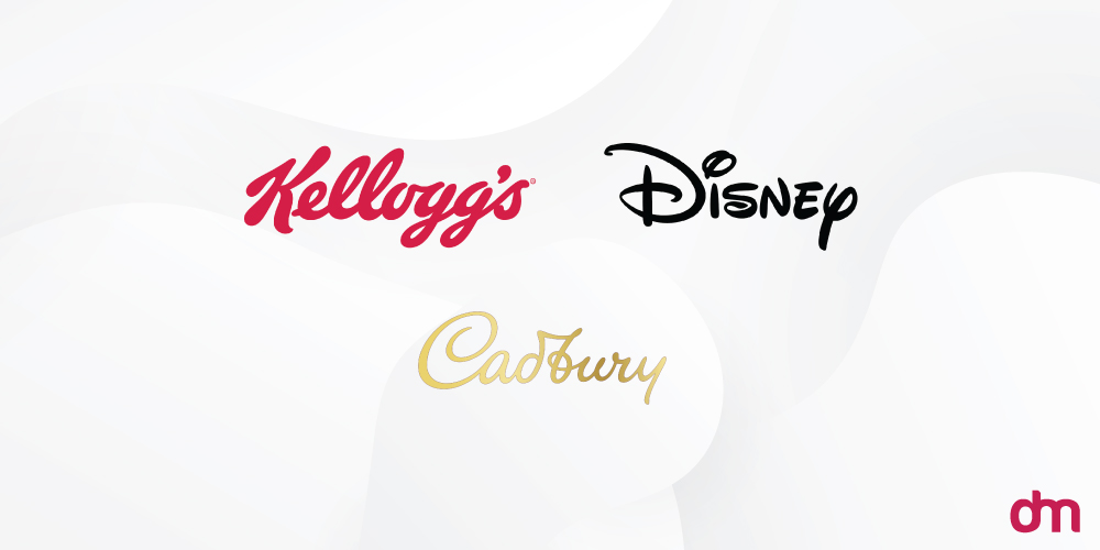 Handwritten script logotype