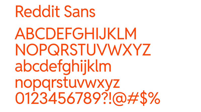 Reddit Sans Font - Logo