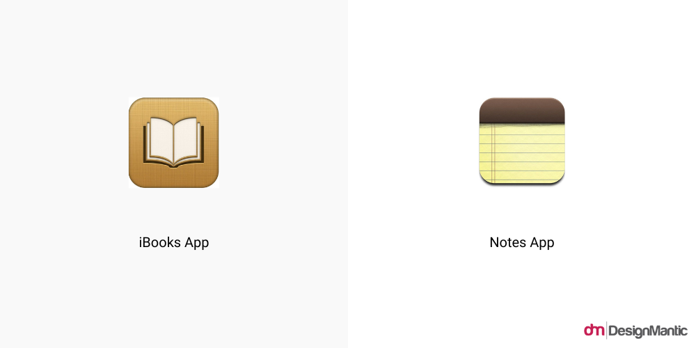 iBooks app  + Notes app