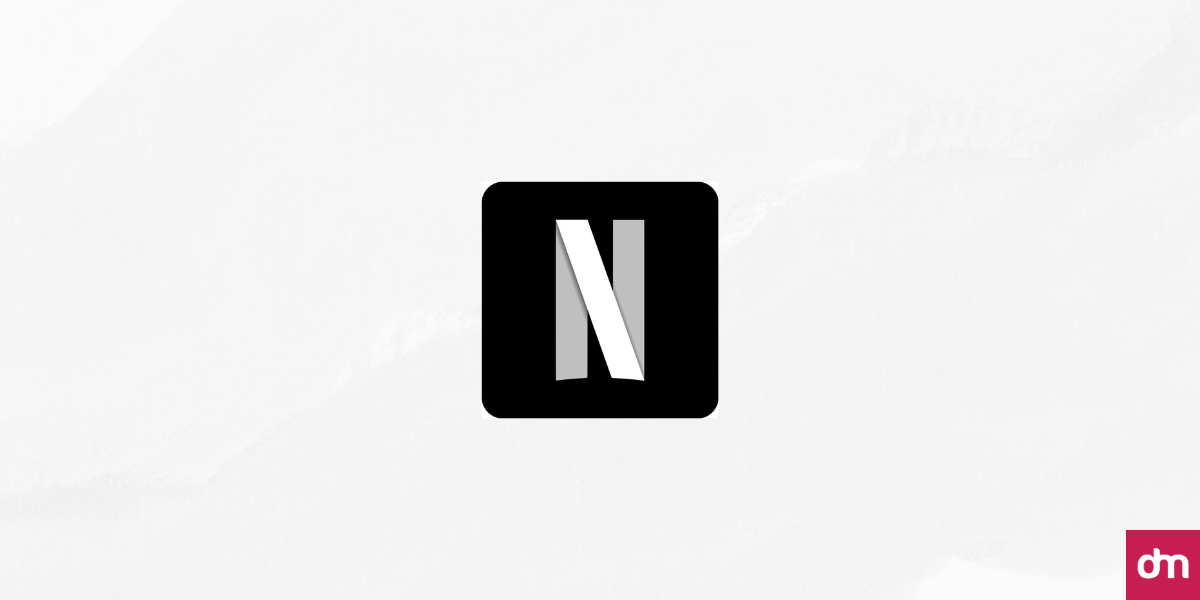 Netflix Logo Grayscale Version