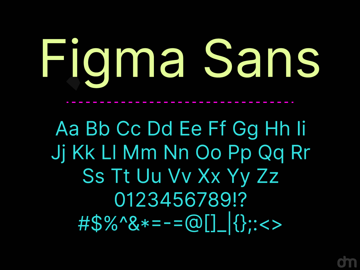 Figma Typeface