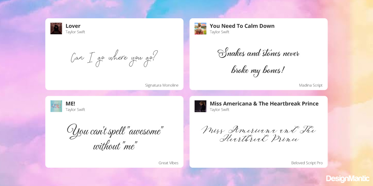 Lover Typography
