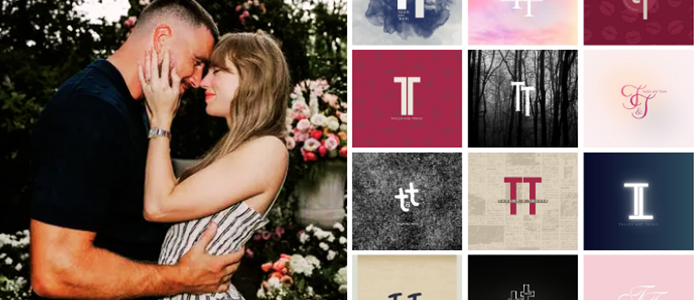 taylor and travis wedding monogram