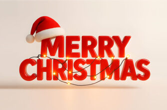 Merry Christmas words