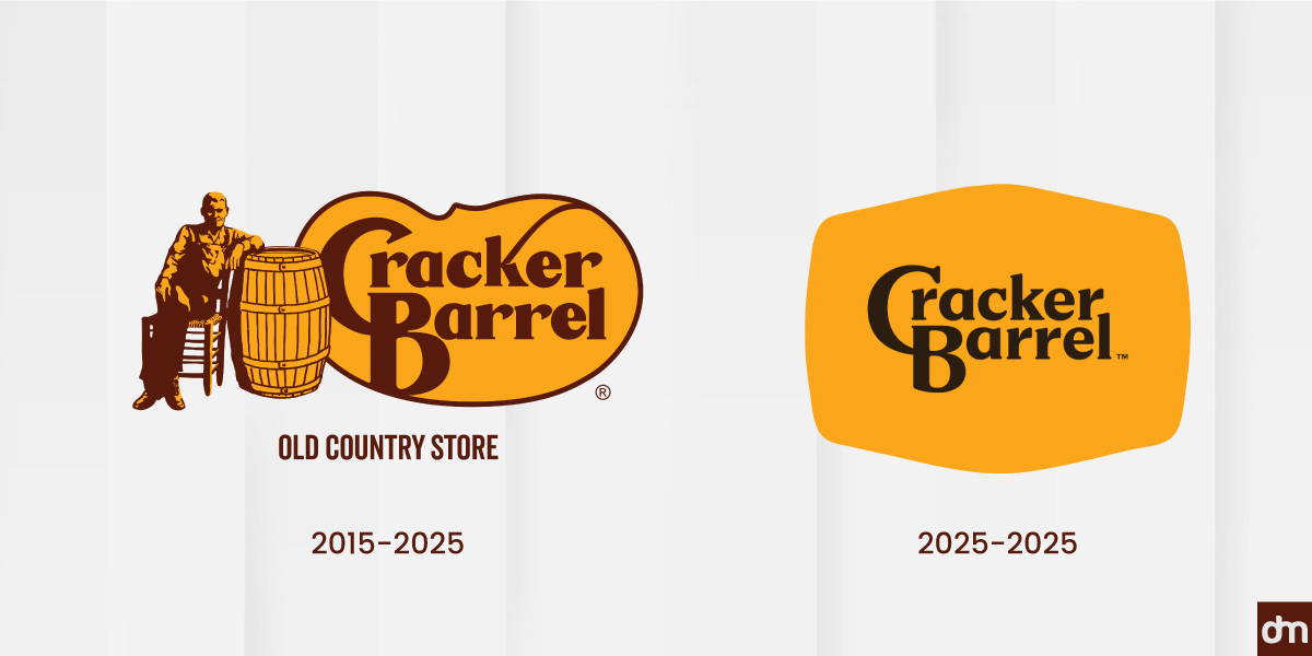 Cracker Barrel Old vs New Logo