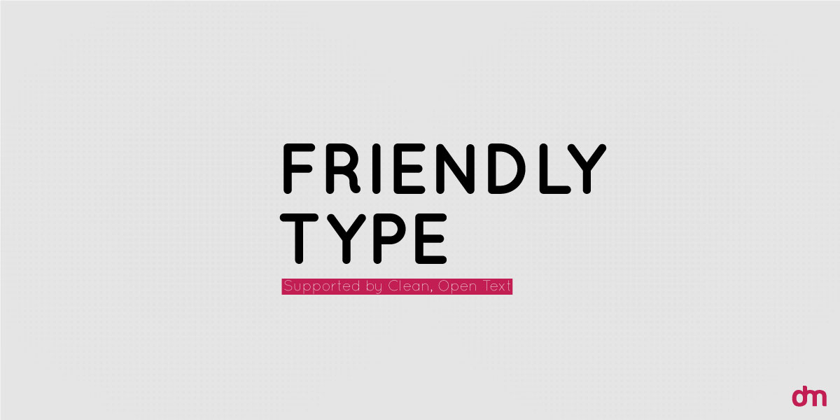 Warm Friendly Type