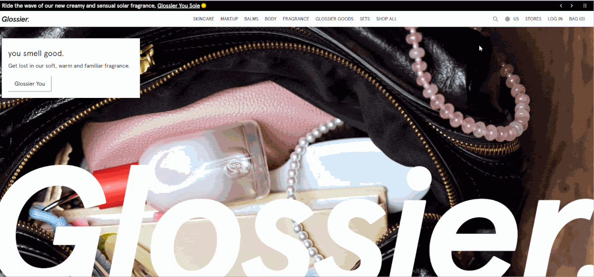 glossier