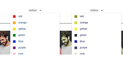 Color Filters With Labels