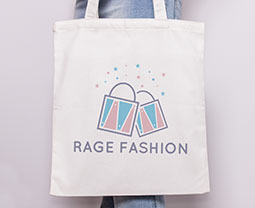 fashion brand logo on handbag