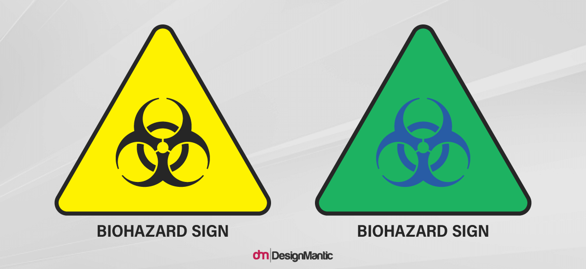 Caution Sign of biohazard