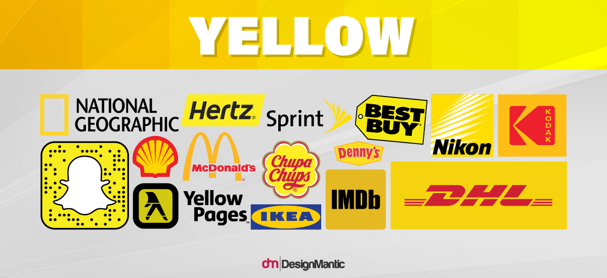 Collection of Yellow logos