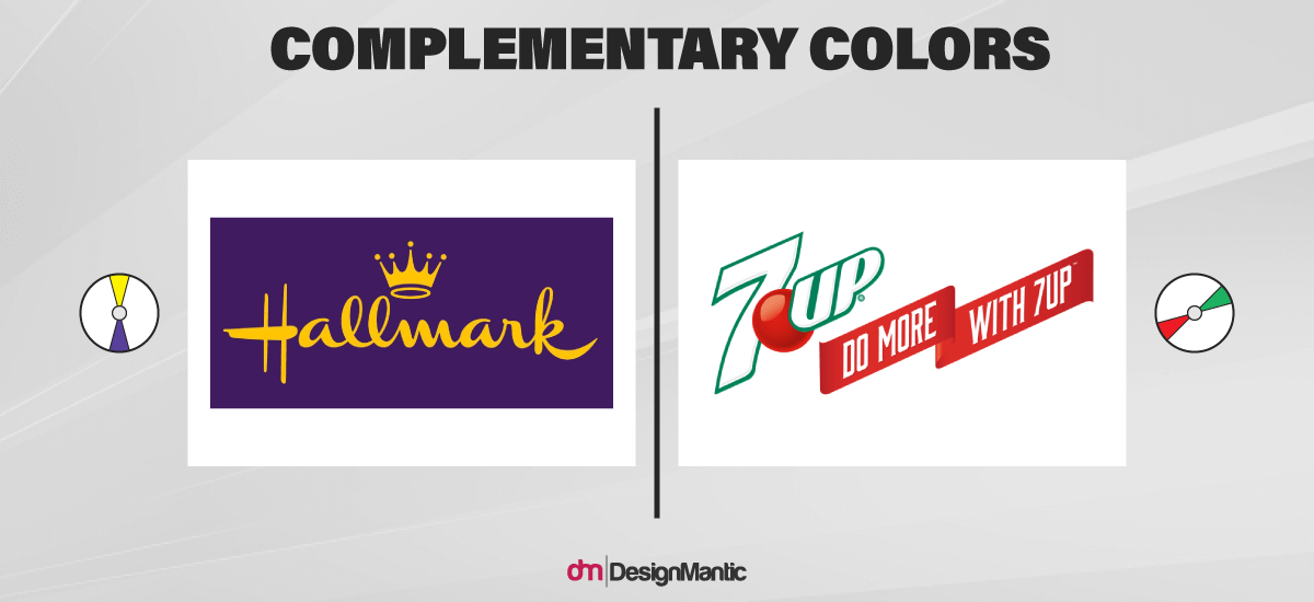 Complmentry colors logos