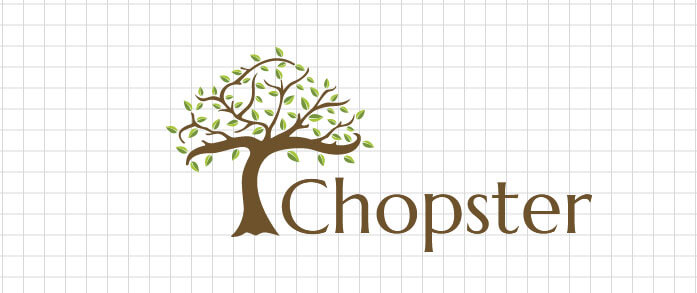 tree logo with grid
