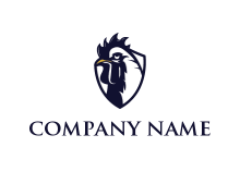 chicken restaurant logo design template